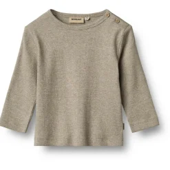 WHEAT - Kid's Rib T-Shirt L/S Milo - Longsleeve