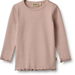 WHEAT - Kid's Rib T-Shirt L/S Ida - Longsleeve