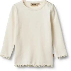 WHEAT - Kid's Rib T-Shirt L/S Ida - Longsleeve